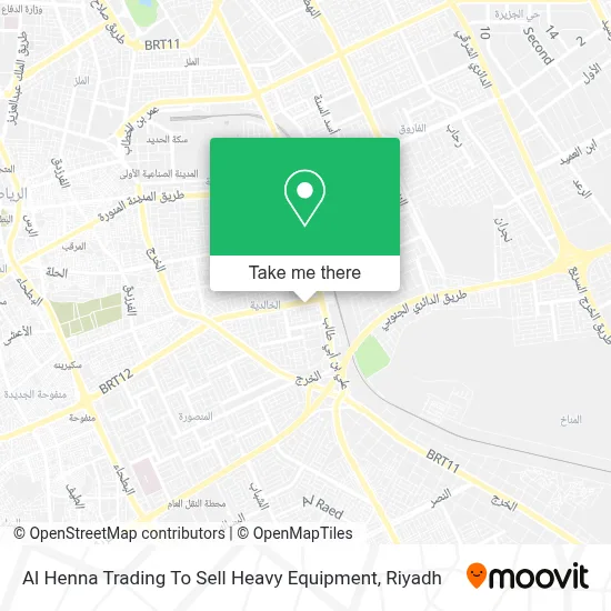 Al Henna Trading To Sell Heavy Equipment map