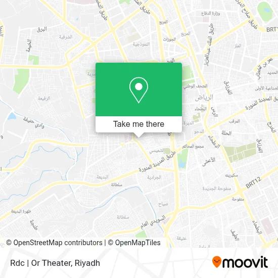 Rdc | Or Theater map