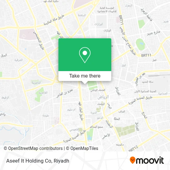 Aseef It Holding Co map