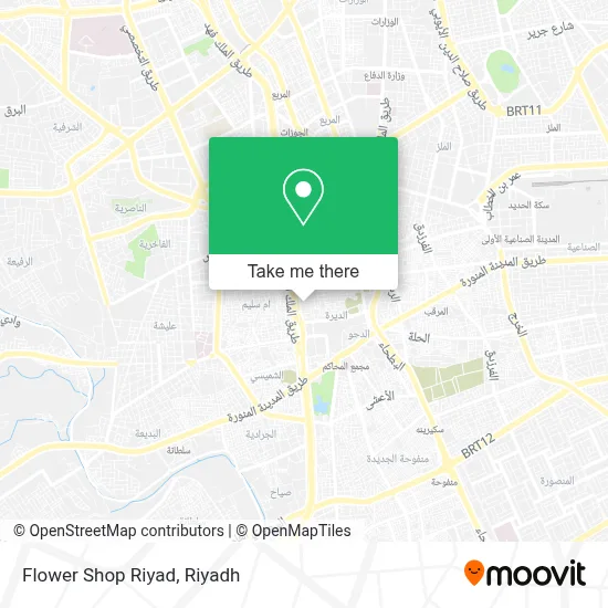 Flower Shop Riyad map