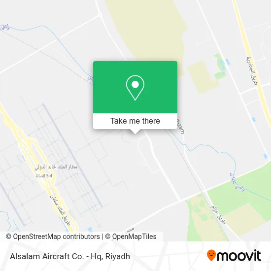 Alsalam Aircraft Co. - Hq map