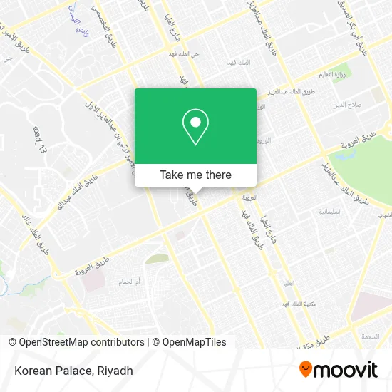 Korean Palace map