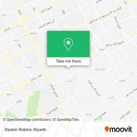 Baskin Robins map