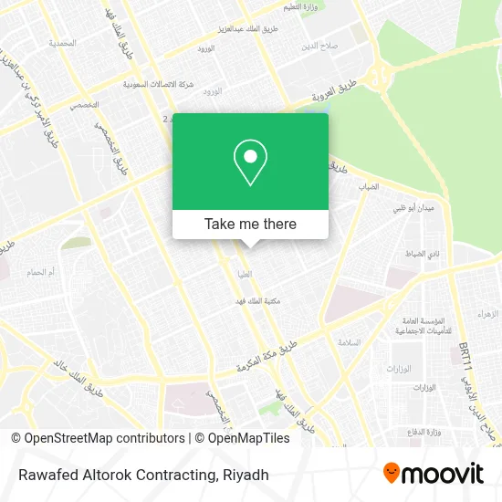 Rawafed Altorok Contracting map