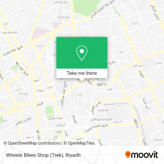 Wheels Bikes Shop (Trek) map