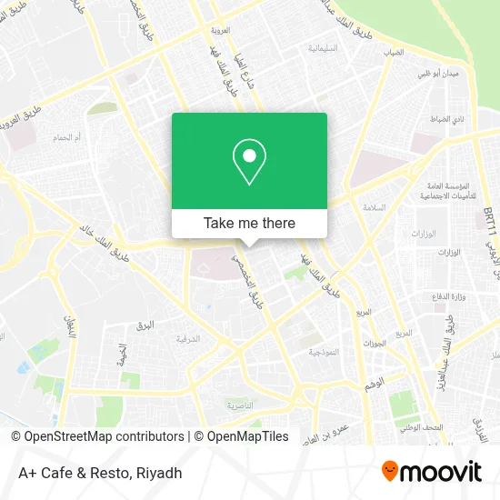 A+ Cafe & Resto map