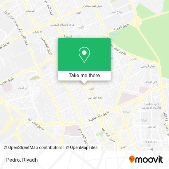 Pedro map