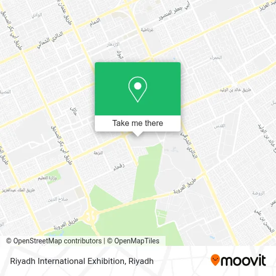 Riyadh International Exhibition map