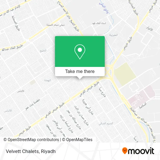 Velvett Chalets map