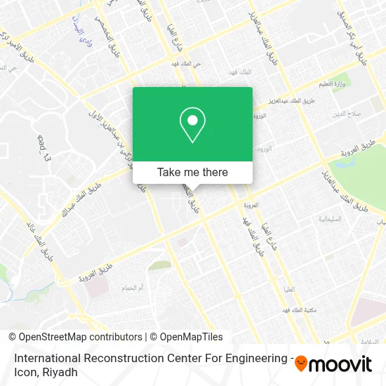 International Reconstruction Center For Engineering - Icon map