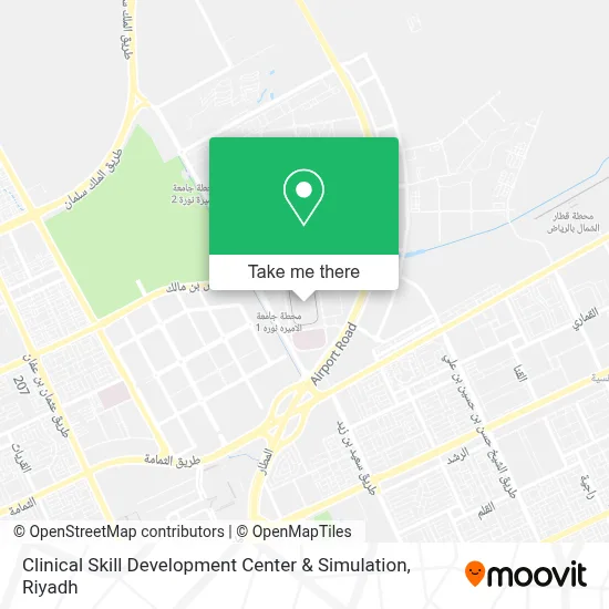Clinical Skill Development Center & Simulation map