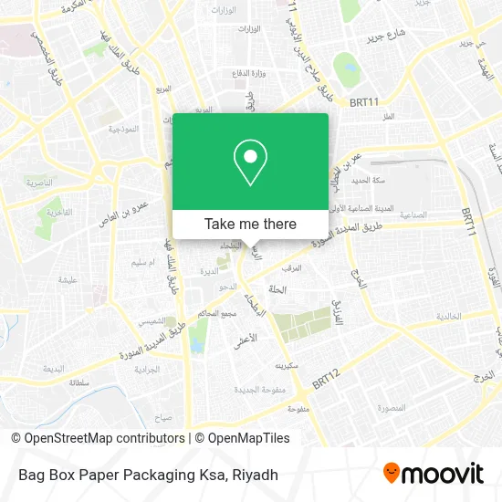 Bag Box Paper Packaging Ksa map