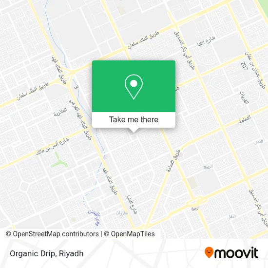 Organic Drip map