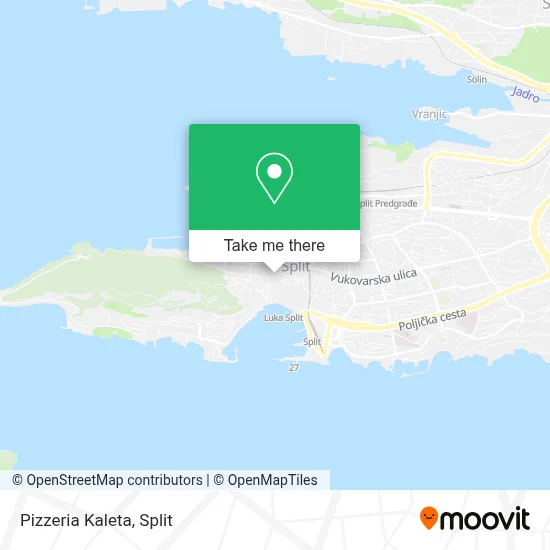 Pizzeria Kaleta map