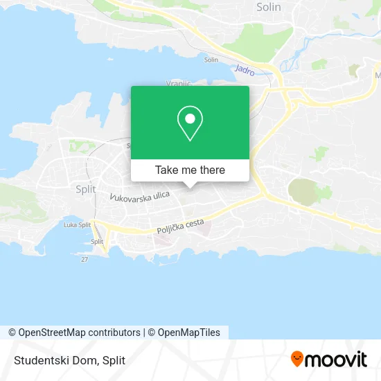 Studentski Dom map