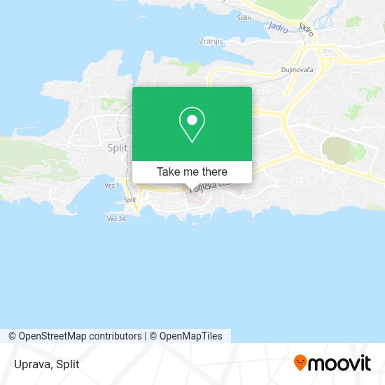 Uprava map
