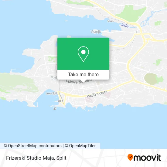 Frizerski Studio Maja map