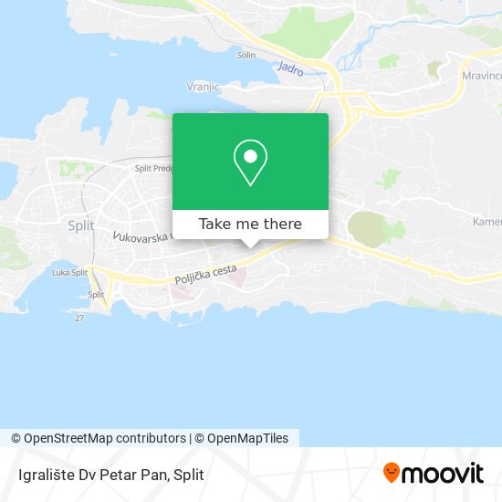 Igralište Dv Petar Pan map