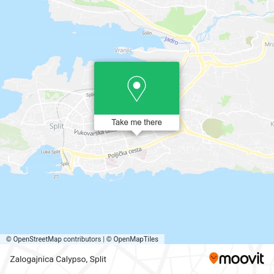 Zalogajnica Calypso map