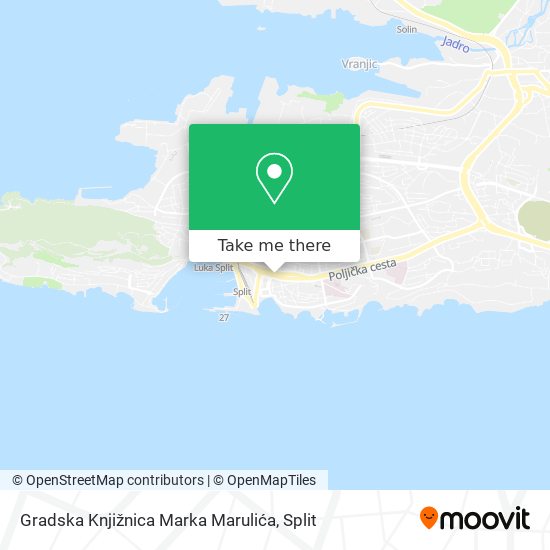 Gradska Knjižnica Marka Marulića map