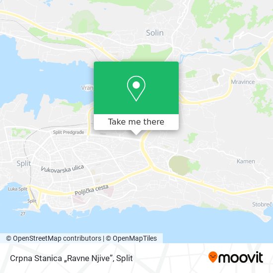 Crpna Stanica „Ravne Njive” map