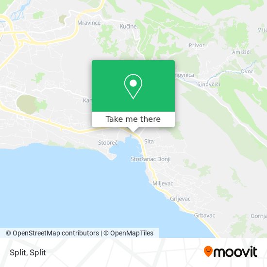 Split map