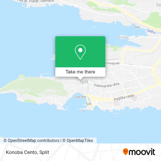 Konoba Cento map