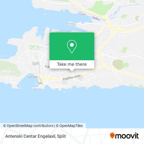 Antenski Centar Engelaxil map
