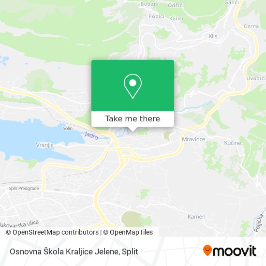 Osnovna Škola Kraljice Jelene map