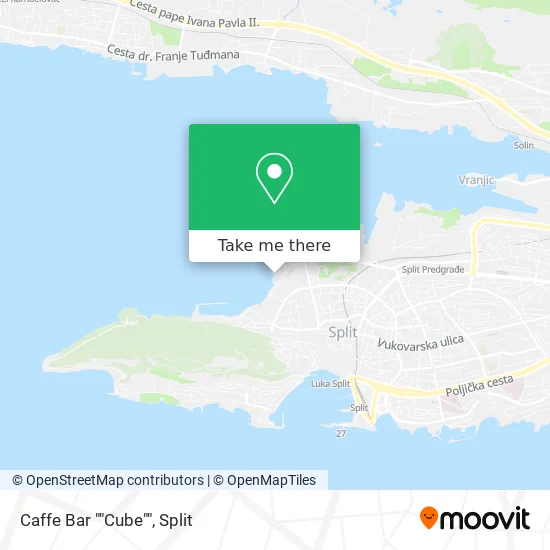 Caffe Bar ""Cube"" map