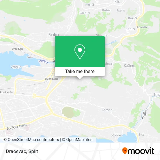 Dračevac map