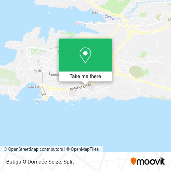 Butiga O Domaće Spize map
