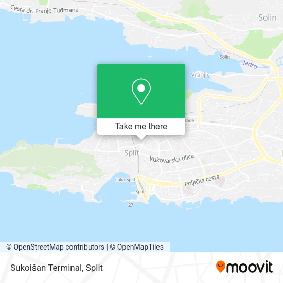 Sukoišan Terminal map