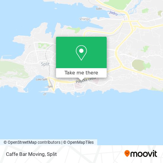 Caffe Bar Moving map