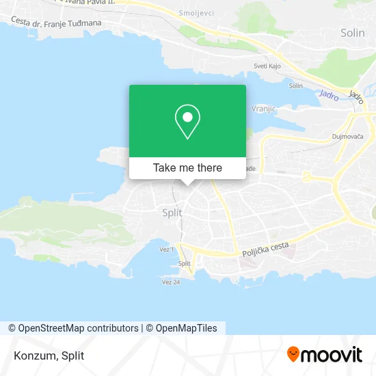Konzum map