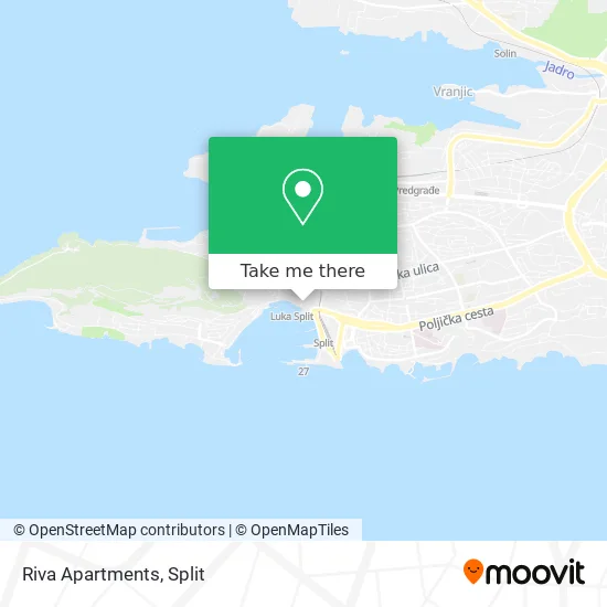 Riva Apartments map