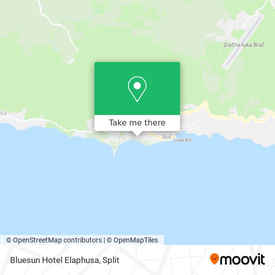 Bluesun Hotel Elaphusa map