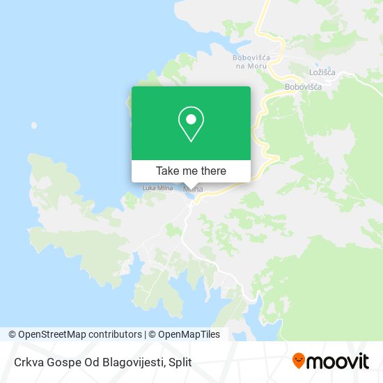 Crkva Gospe Od Blagovijesti map