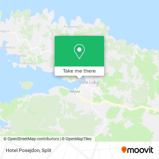 Hotel Posejdon map