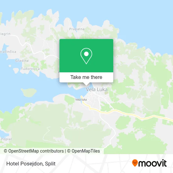 Hotel Posejdon map
