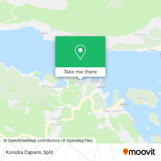 Konoba Caparin map