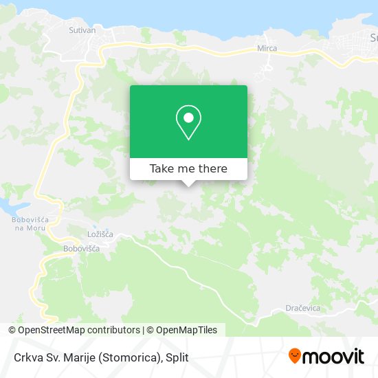 Crkva Sv. Marije (Stomorica) map