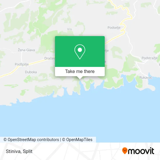 Stiniva map