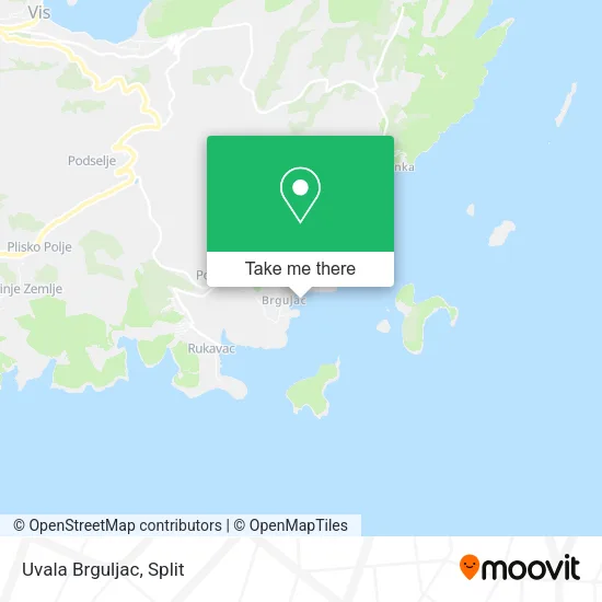 Uvala Brguljac map