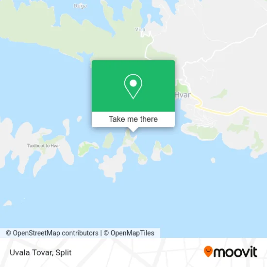 Uvala Tovar map
