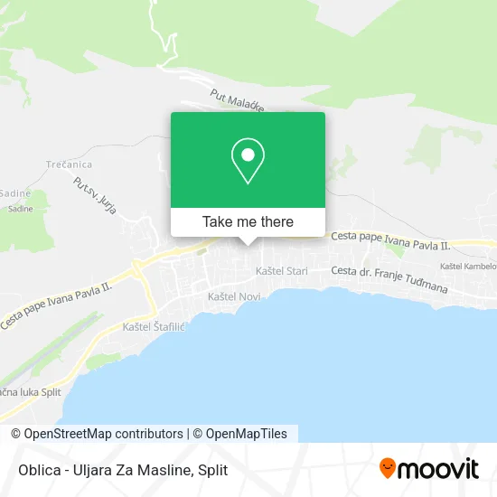 Oblica - Uljara Za Masline map