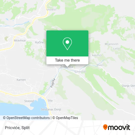 Pricviće map