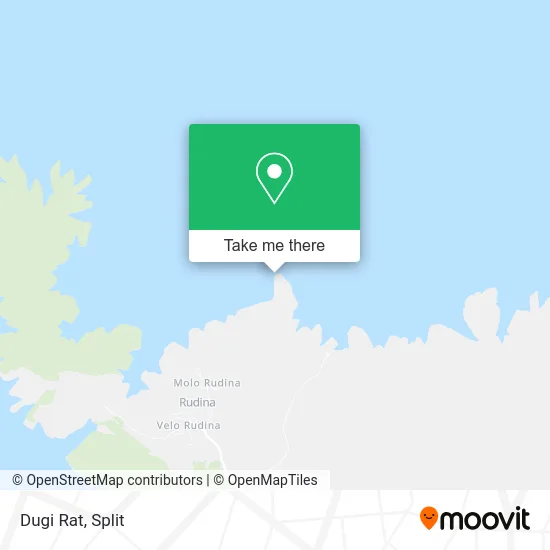 Dugi Rat map