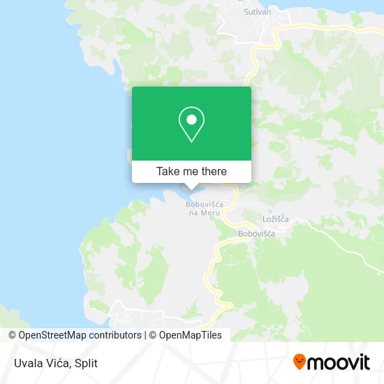 Uvala Vića map