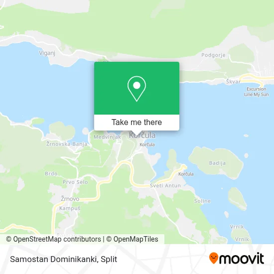 Samostan Dominikanki map
